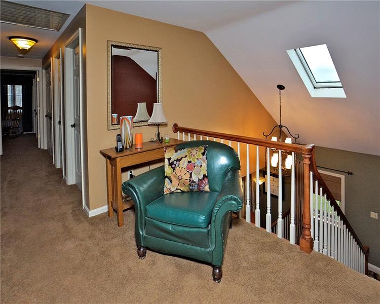 111 McDermott Road Trafford, PA 15085 - Photo 15 of 25 3rd floor landing. This level houses 3 secondary bedrooms, a full bath, and a large unfinished 24x11 storage room with many possibilities!