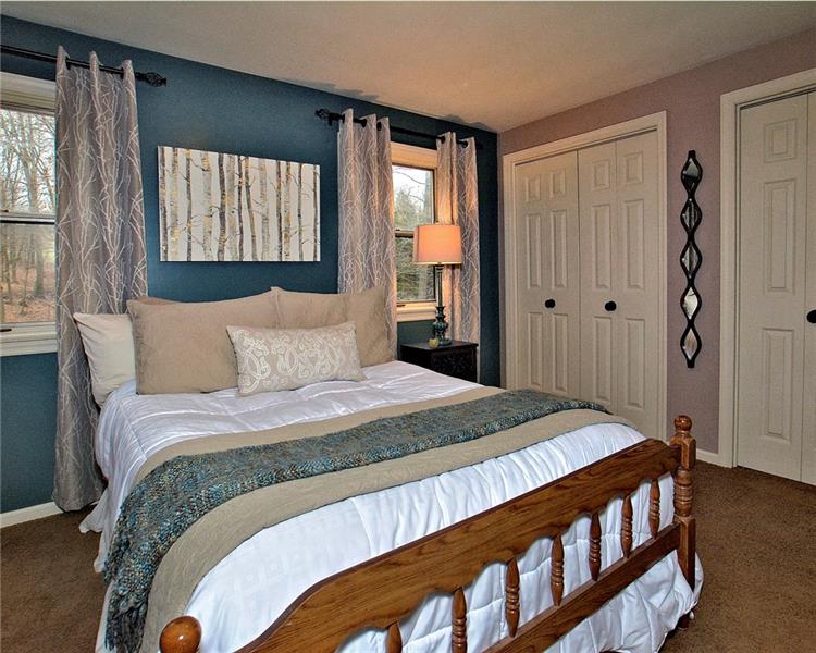 111 McDermott Road Trafford, PA 15085 - Photo 18 of 25 Secondary bedroom with double closets and gorgeous views!