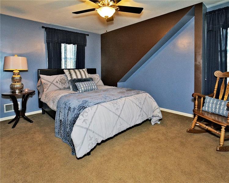 111 McDermott Road Trafford, PA 15085 - Photo 20 of 25 Secondary bedroom with double closets also. Unique architectural detail.