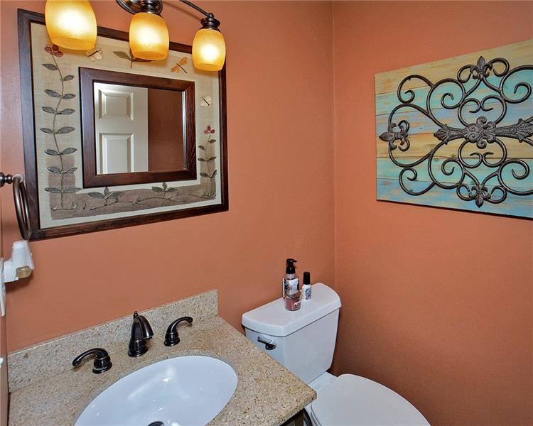 111 McDermott Road Trafford, PA 15085 - Photo 23 of 25 Updated main level powder room with tiled floor.