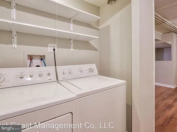 917 North Calvert Street, Unit 1 Baltimore, MD 21202 - Photo 17 of 24 a close up view of washer and dryer