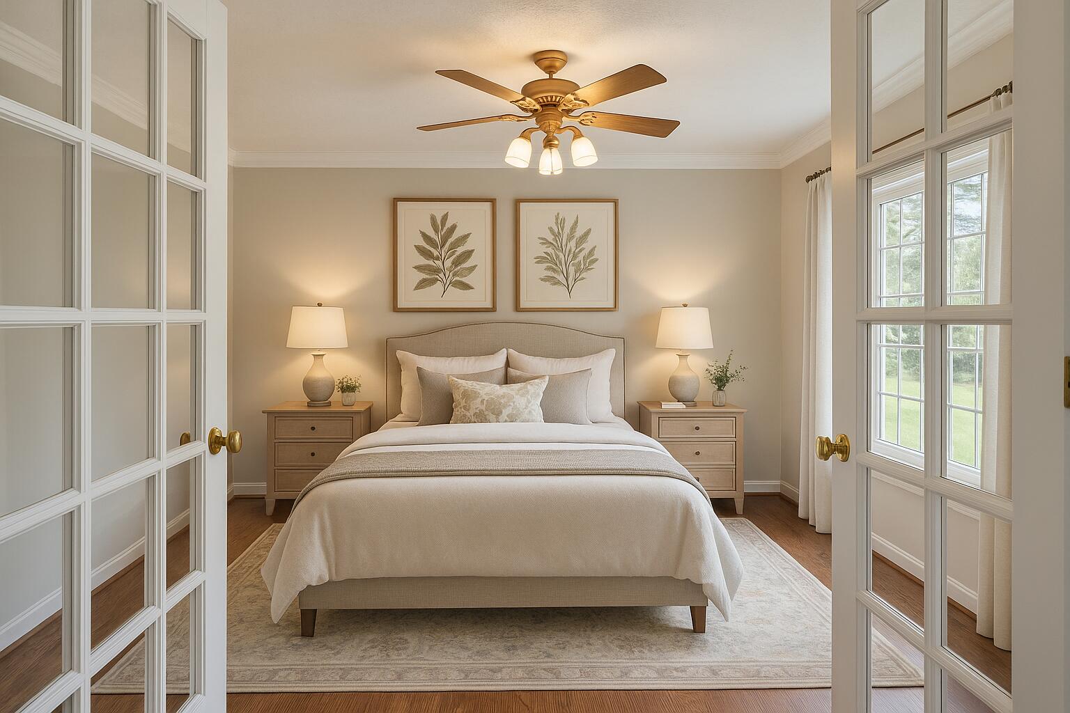 6510 Brookfield Road Roanoke, VA 24019 - Photo 21 of 119 a bedroom with a bed and a large window with the outer view