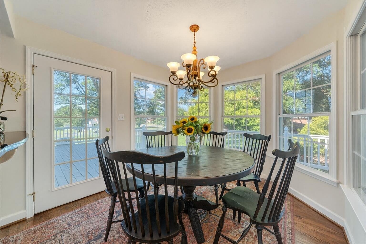 6510 Brookfield Road Roanoke, VA 24019 - Photo 37 of 119 Main Level Dining _ Virtually Staged