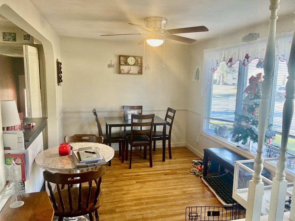 44 Brewster Road Waltham, MA 02451 - Photo 25 of 31 a dining room with furniture and window