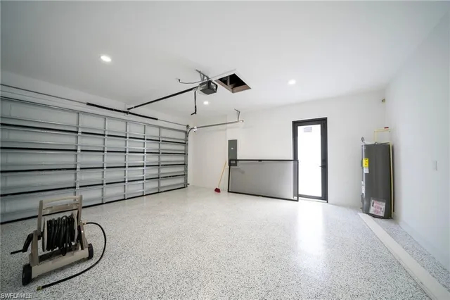 a view of room with a ceiling fan and window