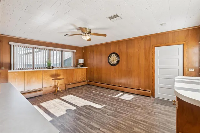 a view of a livingroom with a staircase