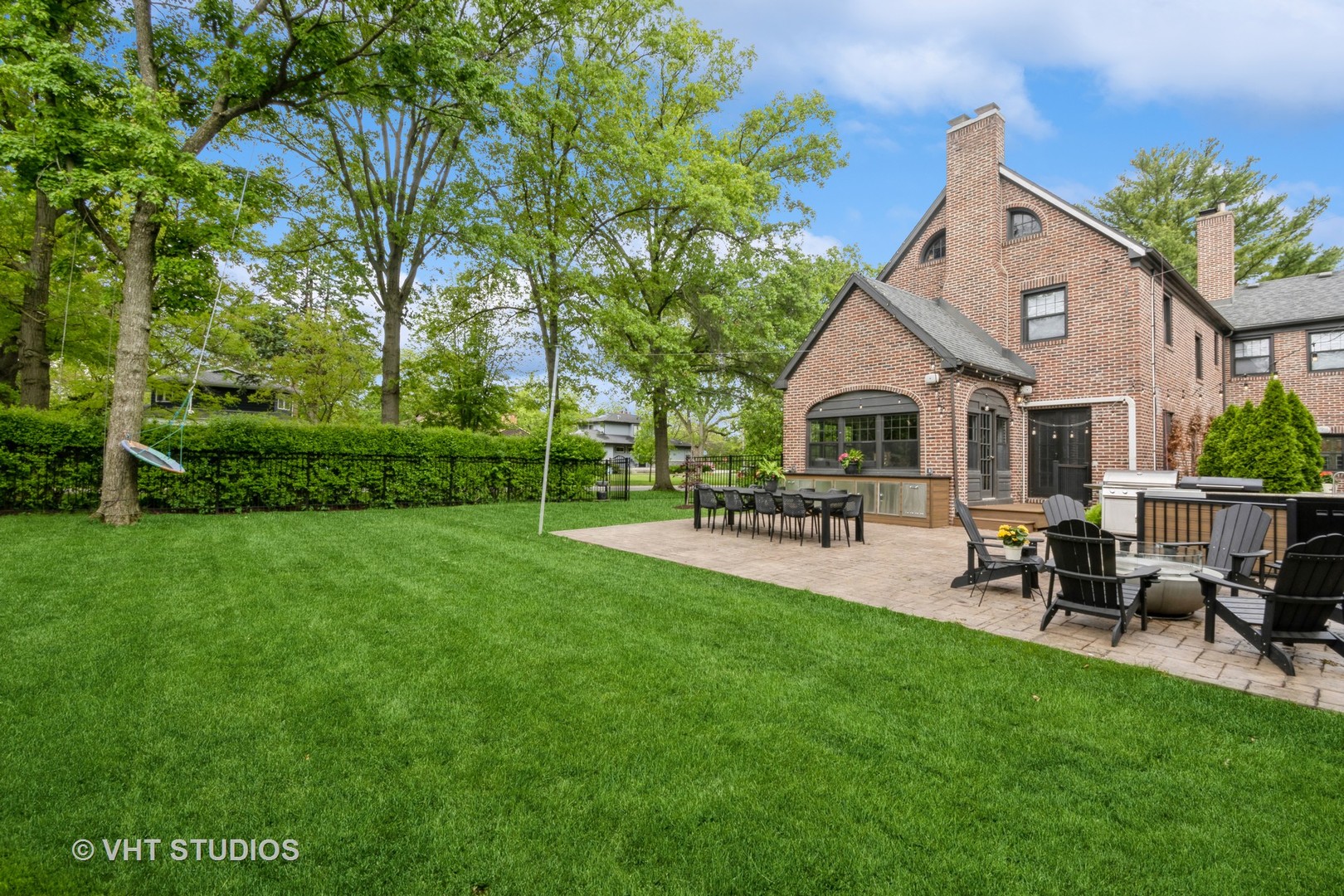 723 Gardner Road Flossmoor, IL 60422 - Photo 42 of 48 a front view of house with yard and outdoor seating