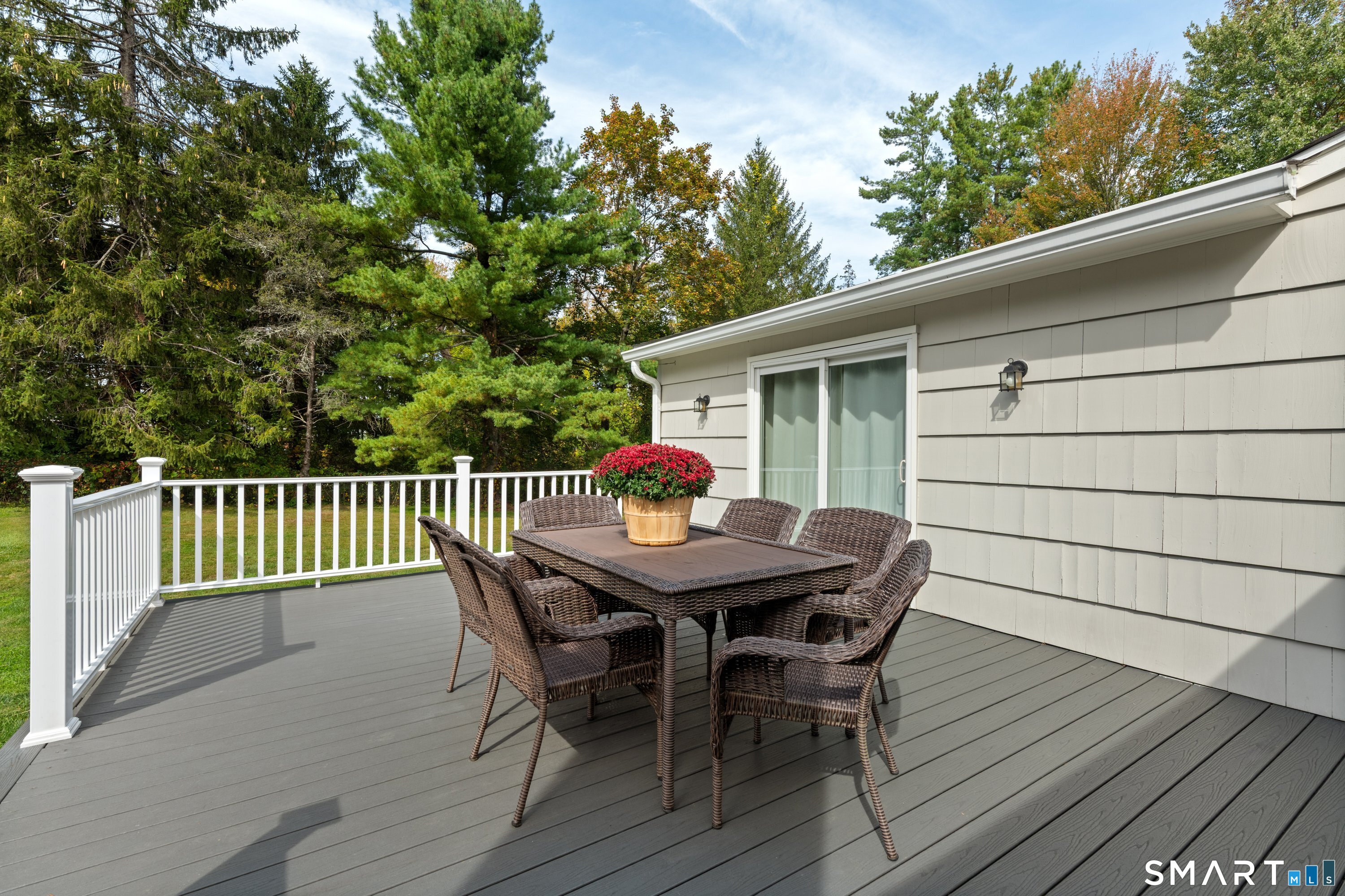 3 Grand Place Newtown, CT 06470 - Photo 28 of 40 The large Trex deck provides an ideal space for outdoor entertaining.