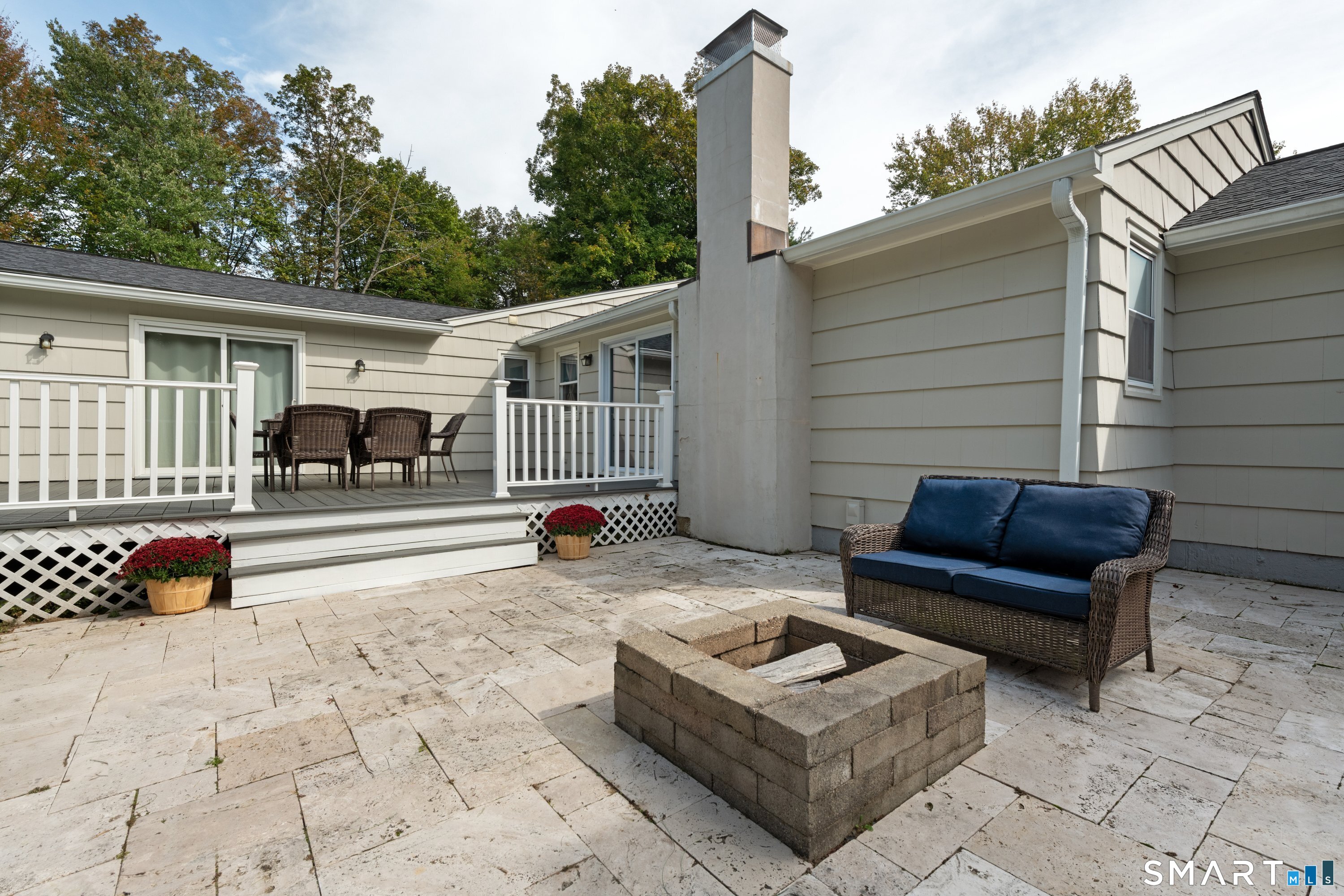 3 Grand Place Newtown, CT 06470 - Photo 30 of 40 The patio with firepit is the perfect location to spend time with friends and family.