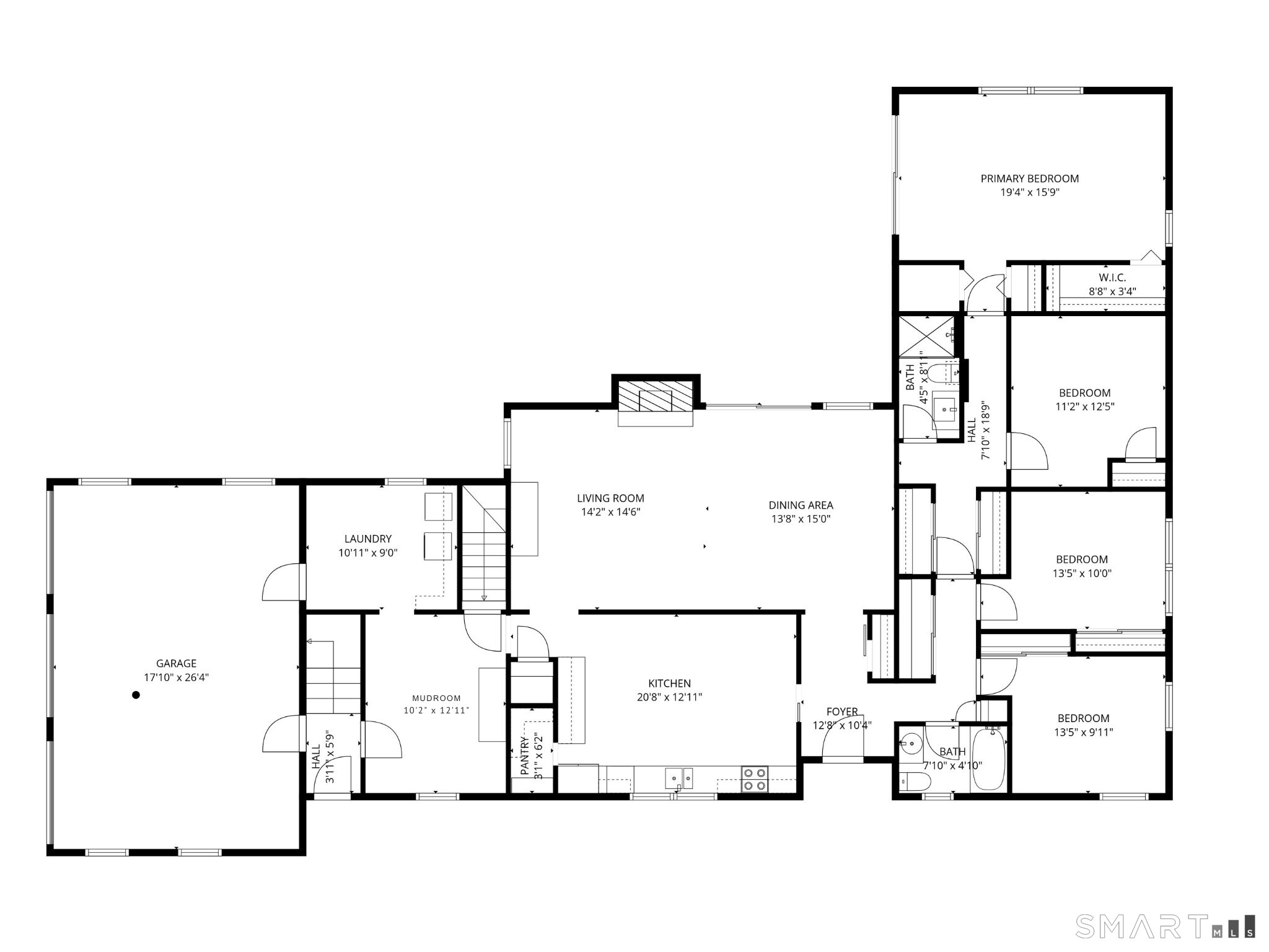 3 Grand Place Newtown, CT 06470 - Photo 38 of 40 Floor plan of the main level.
