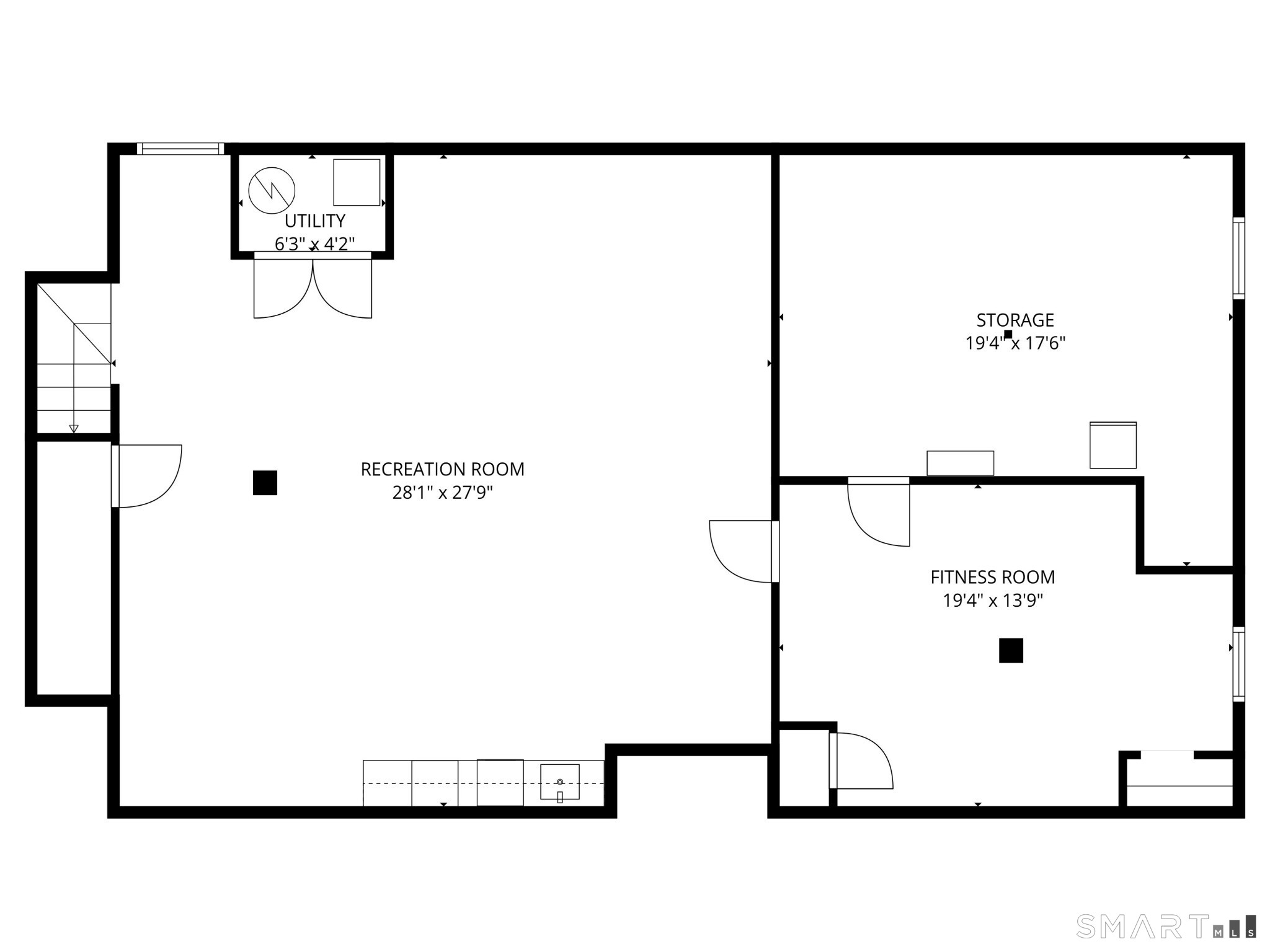 3 Grand Place Newtown, CT 06470 - Photo 39 of 40 Floor plan of the lower level.