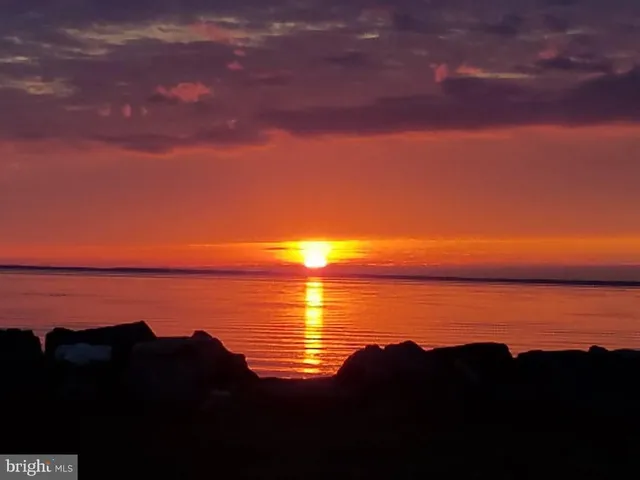 a view of ocean with a lake