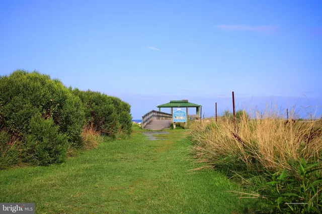 a view of a yard with a house