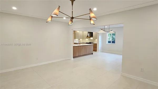 a view of an empty room