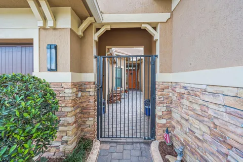 a view of an entryway door