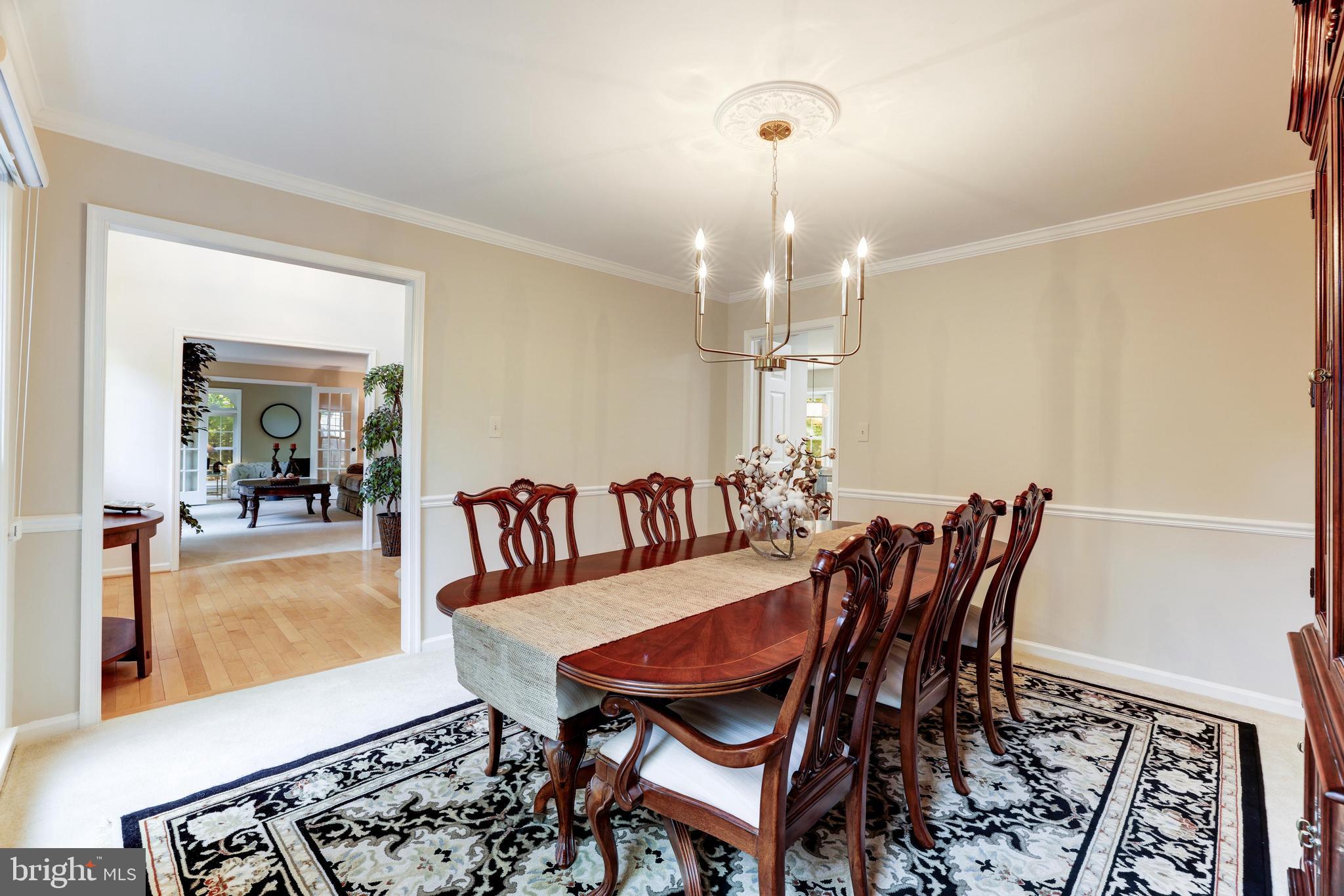 11913 State Rte 4707 Reston, VA 20191 - Photo 18 of 85 Dining Room - view into Foyer