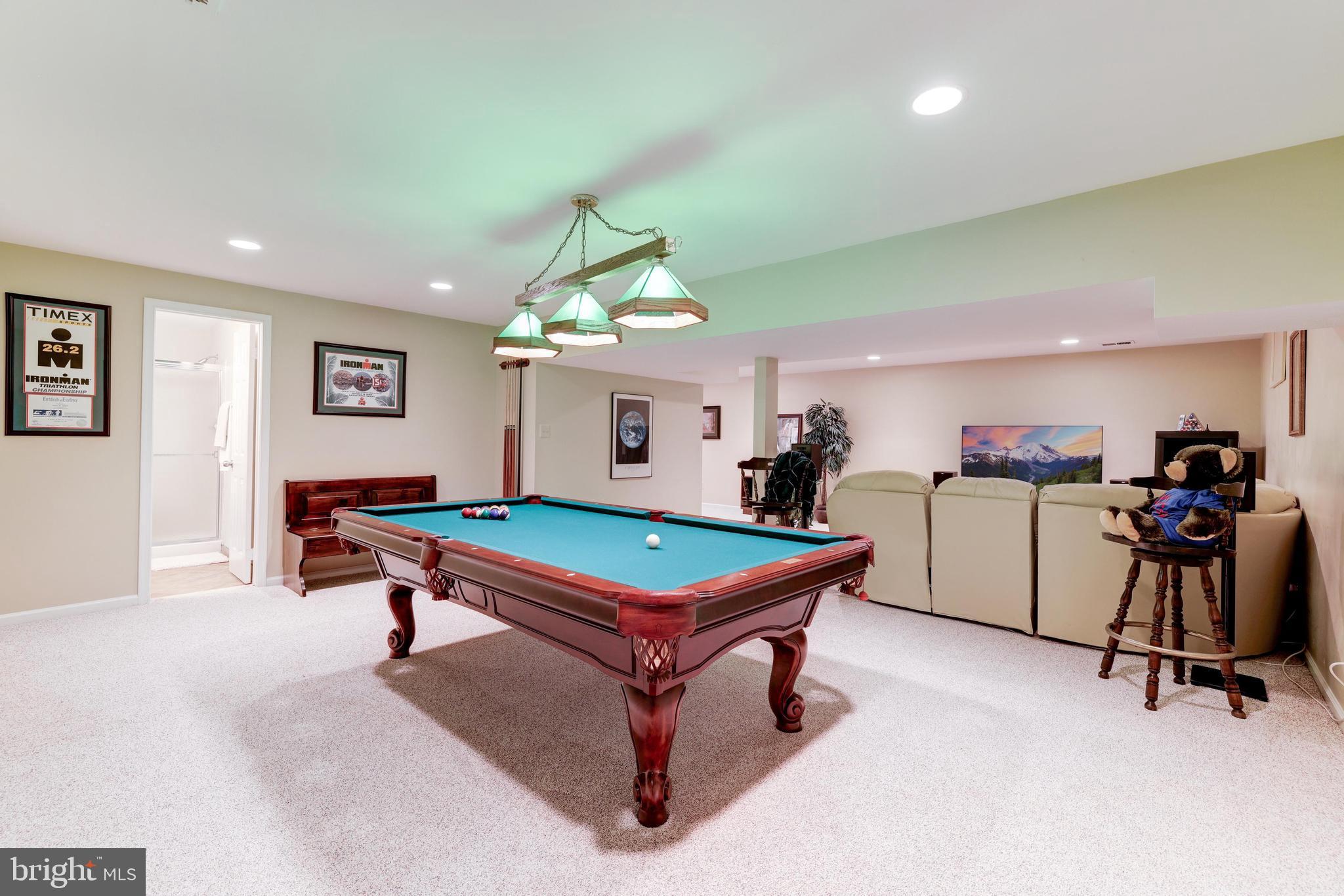 11913 State Rte 4707 Reston, VA 20191 - Photo 65 of 85 Pool Table - Lower Level (Conveys)