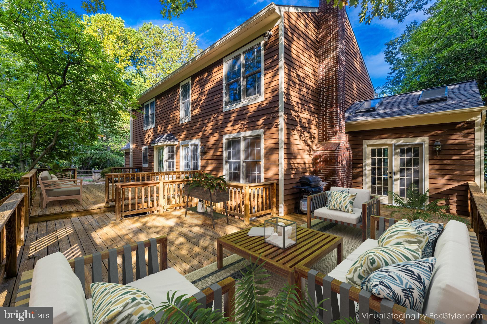 11913 State Rte 4707 Reston, VA 20191 - Photo 75 of 85 Backyard Deck - STAGED