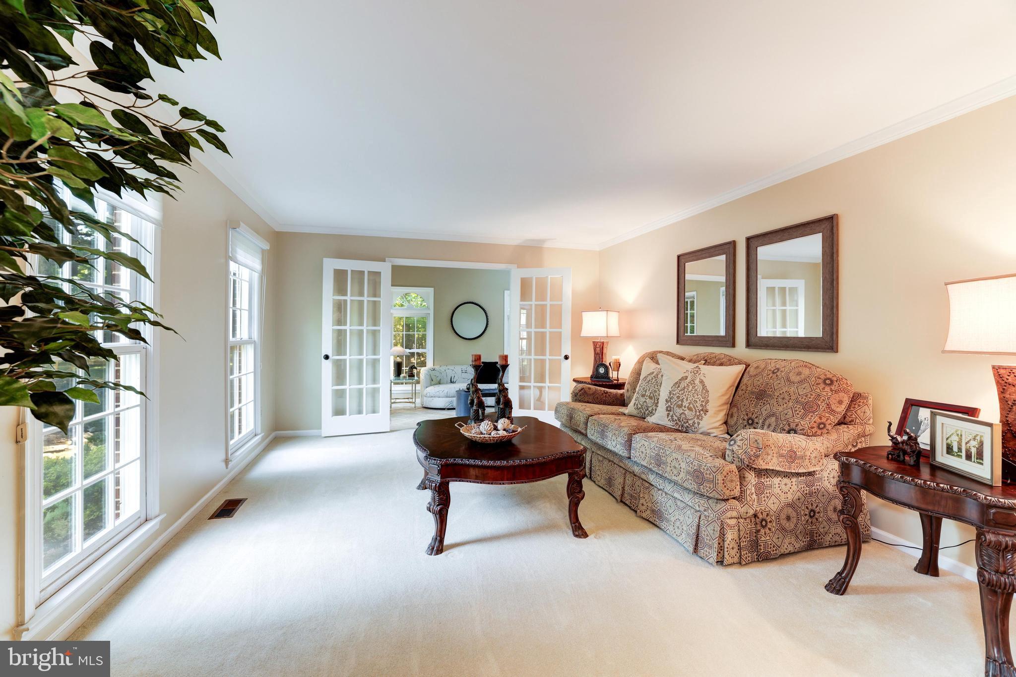 11913 State Rte 4707 Reston, VA 20191 - Photo 10 of 85 Living Room - view into Solarium