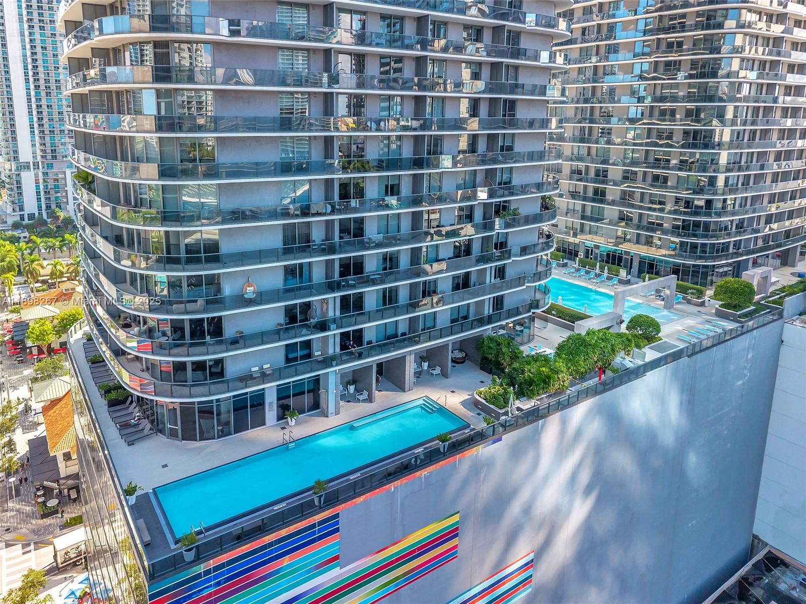 55 Southwest 9th Street, Unit 1802 Miami, FL 33130 - Photo 29 of 35 a view of a city with tall buildings