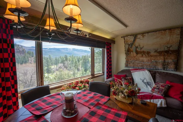 a room with furniture and window