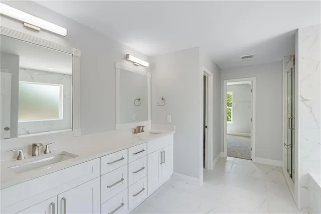 a view of an empty room