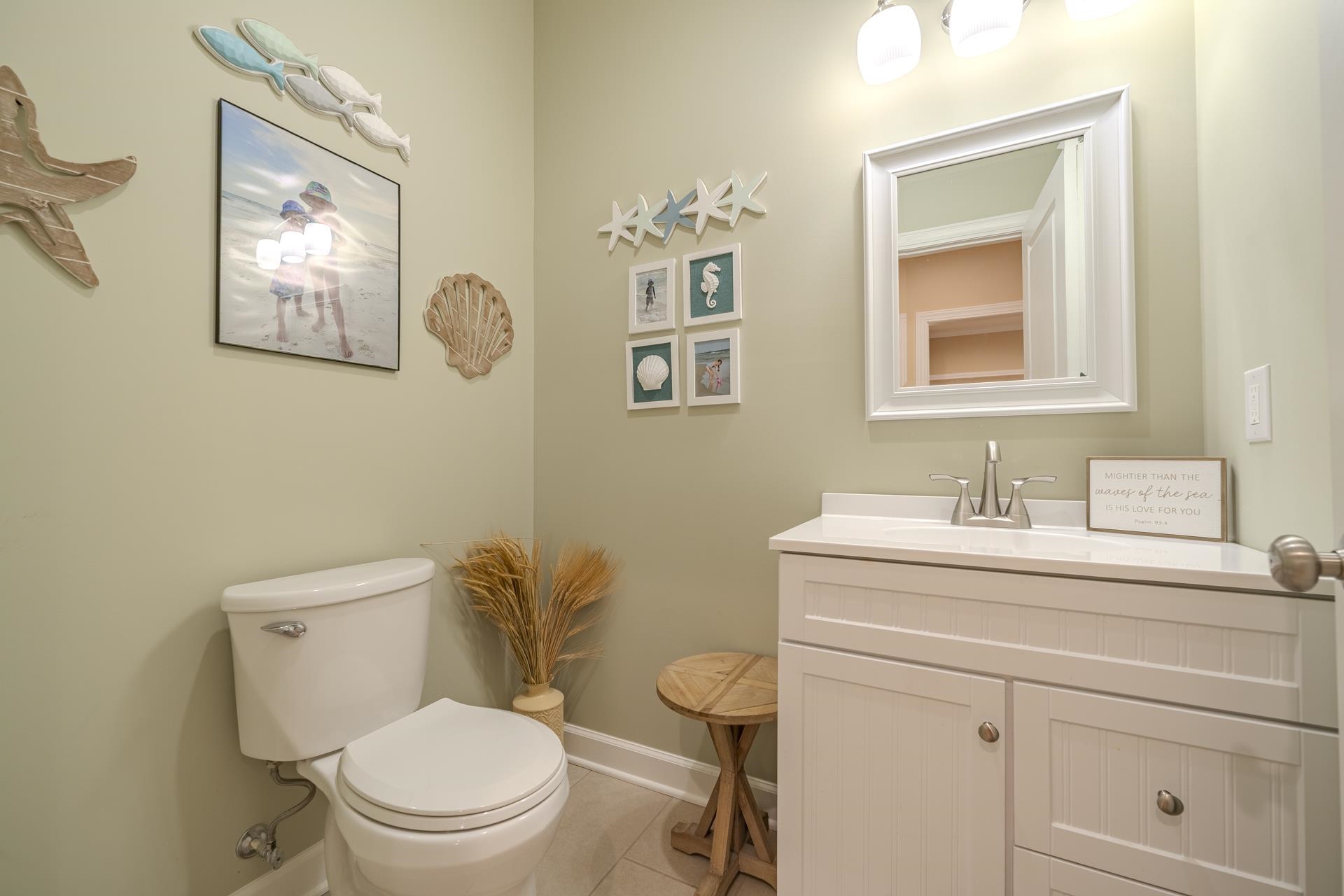 170 Kirk Cove Adamsville, TN 38310 - Photo 28 of 39 Half bathroom featuring vanity and light tile patterned flooring
