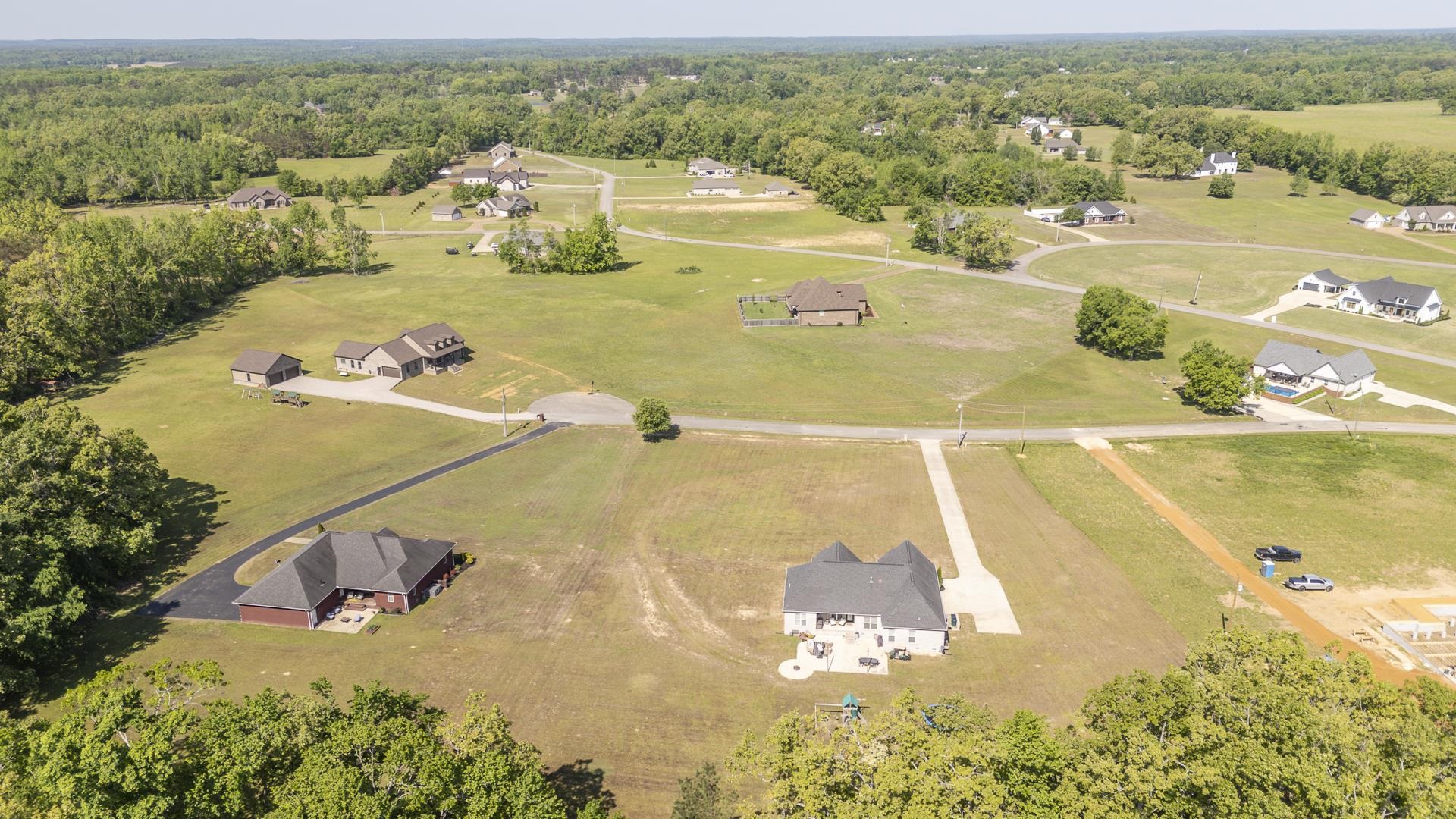 170 Kirk Cove Adamsville, TN 38310 - Photo 38 of 39 Aerial view of a heavily wooded area