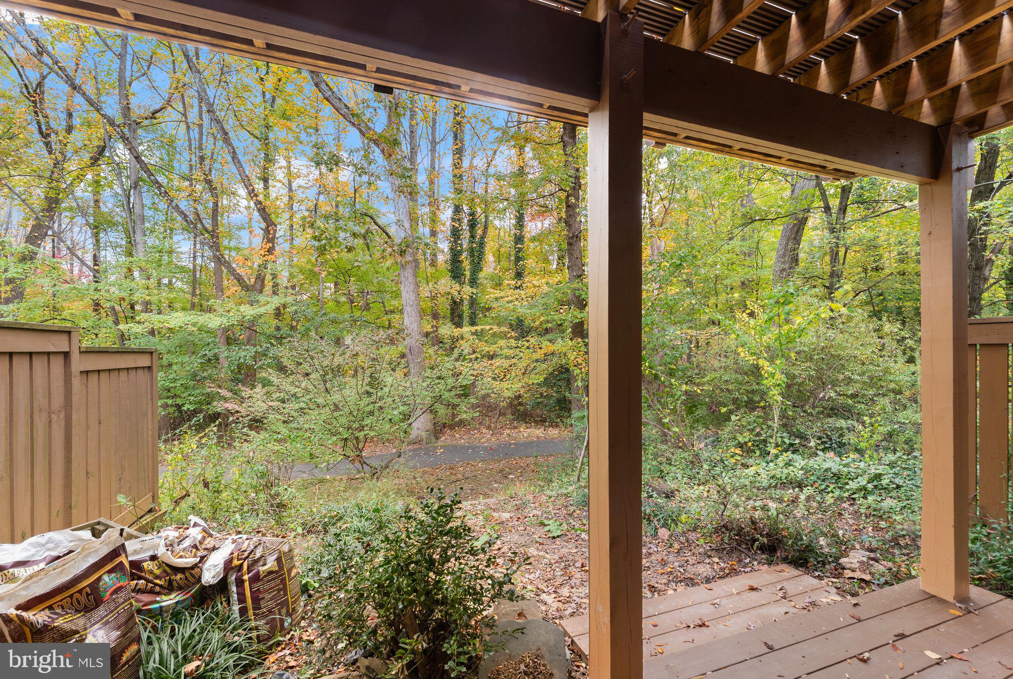 11917 Escalante Court Reston, VA 20191 - Photo 43 of 51 a view of backyard from window