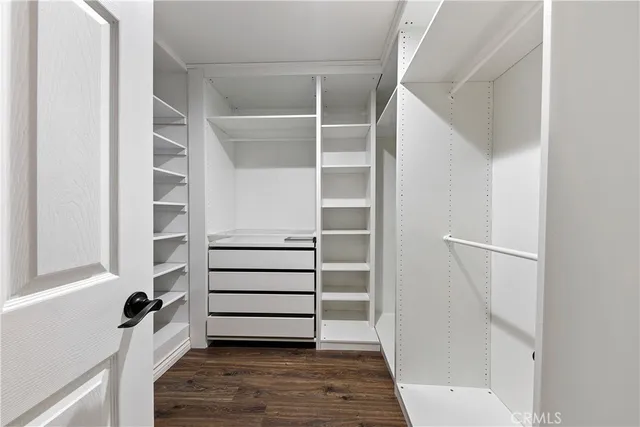 a view of walk in closet
