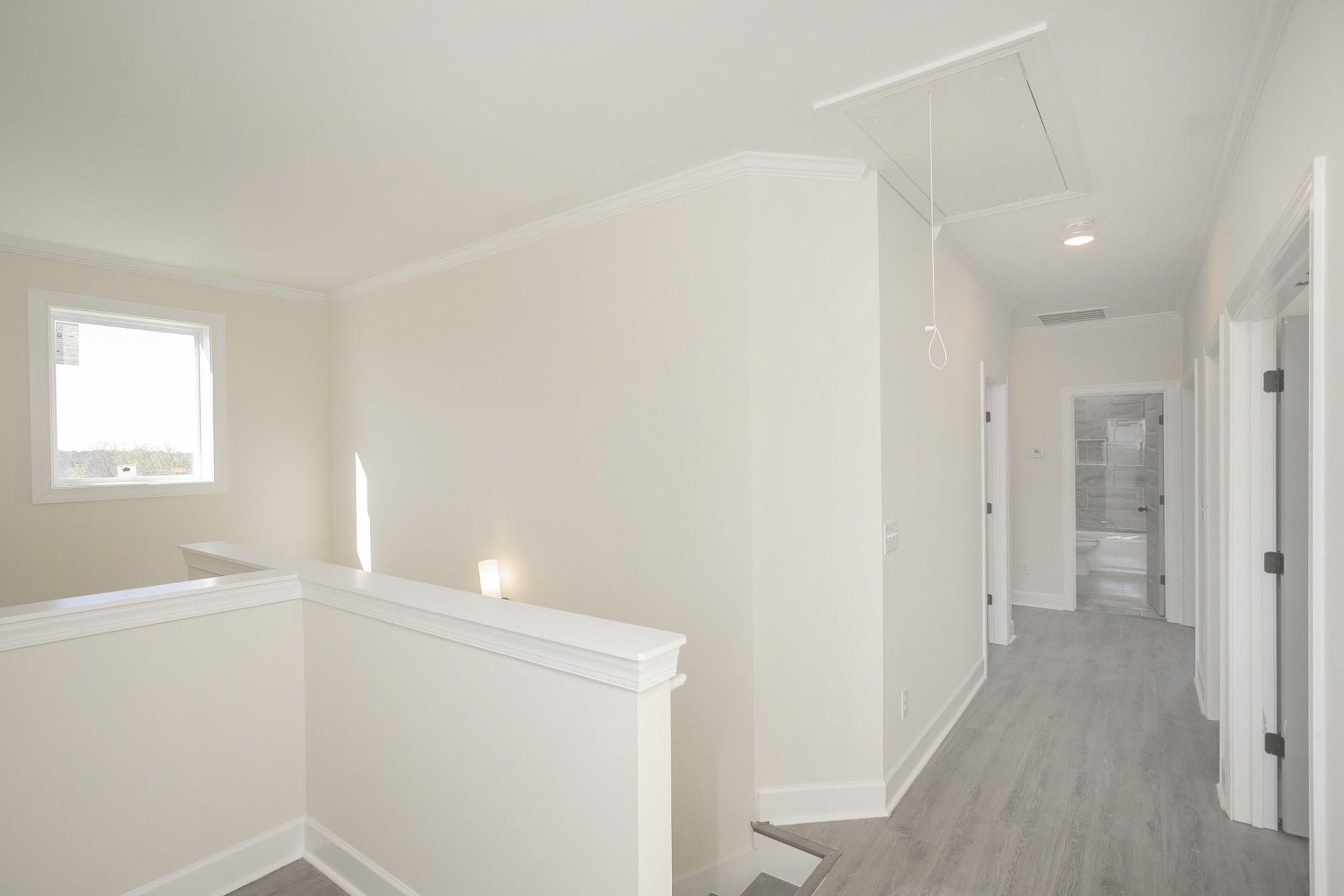 4344 Old Goins Road Nashville, TN 37211 - Photo 14 of 29 a view of a hallway with wooden shelves