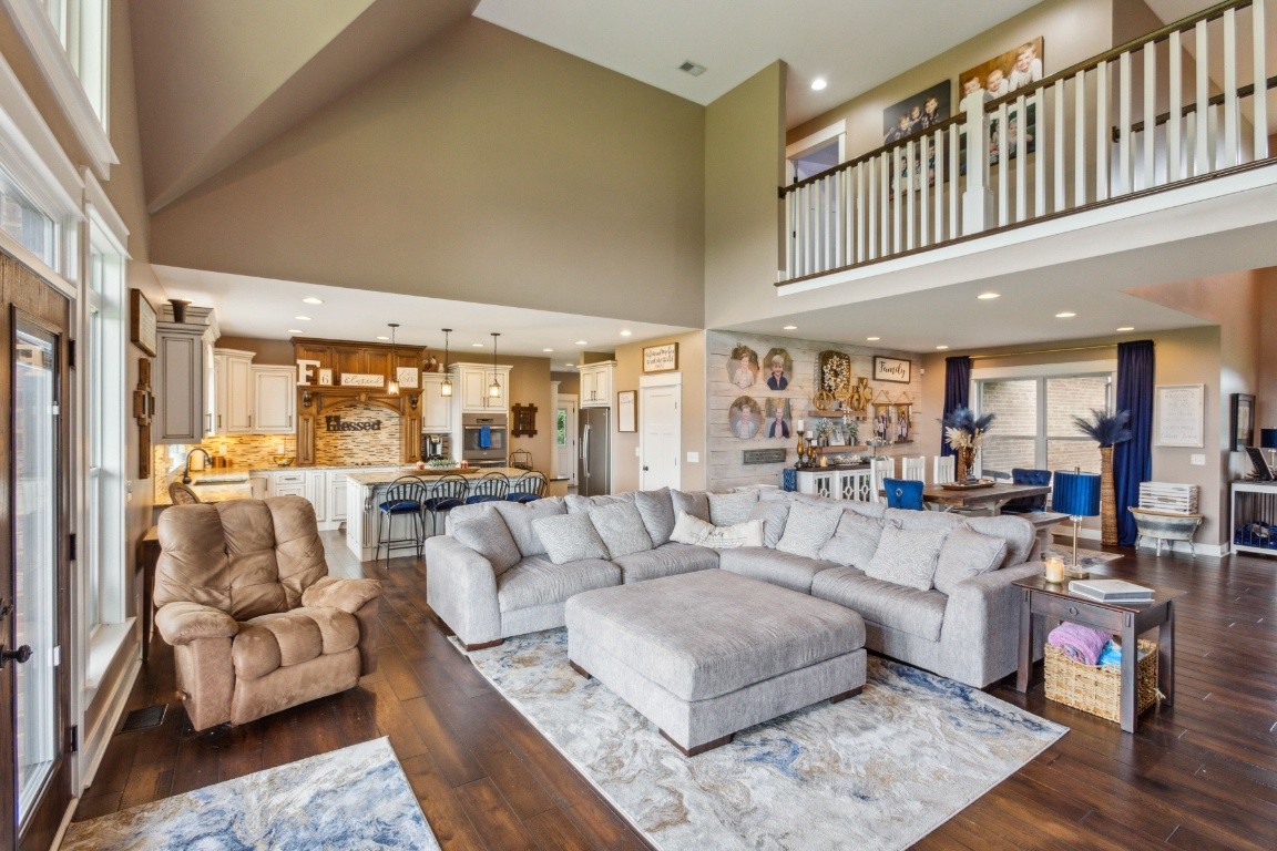 215 George Akins Road Westmoreland, TN 37186 - Photo 13 of 39 a living room with furniture and a large window