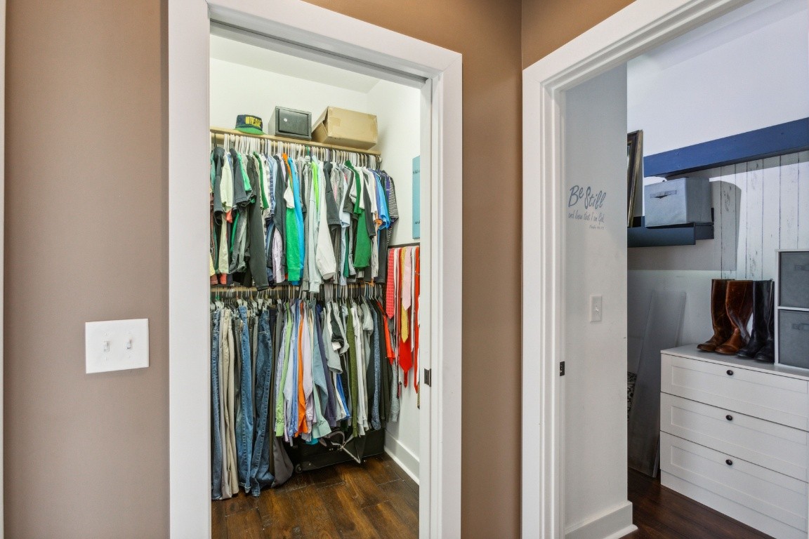 215 George Akins Road Westmoreland, TN 37186 - Photo 22 of 39 a view of walk in closet with clothes and shoes
