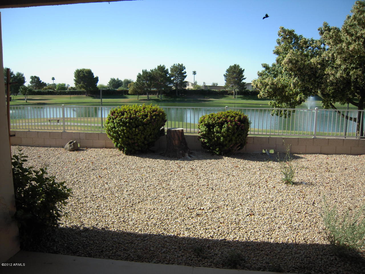 14659 West Raindance Road Surprise, AZ 85374 - Photo 7 of 7 Back Patio View of Lake