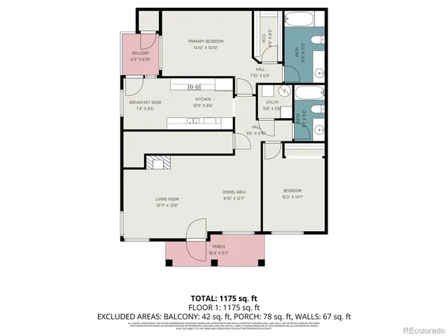 $335,000 | 22545 East Ontario Drive, Unit 103, Aurora, CO 80016