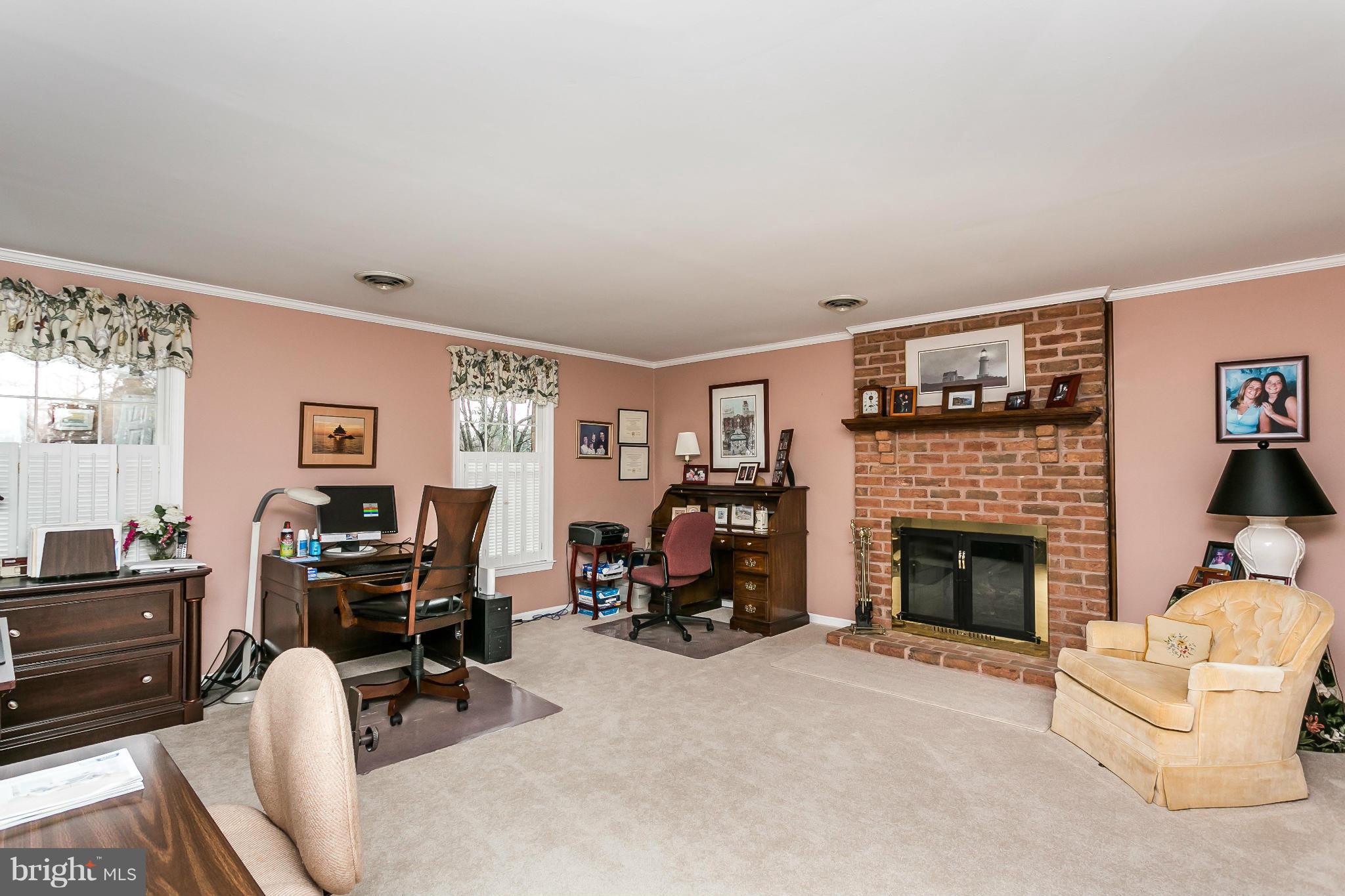 13903 Sunnybrook Road Phoenix, MD 21131 - Photo 16 of 30 Master Bedroom w/ Sitting Room w/Wood Burning Fp