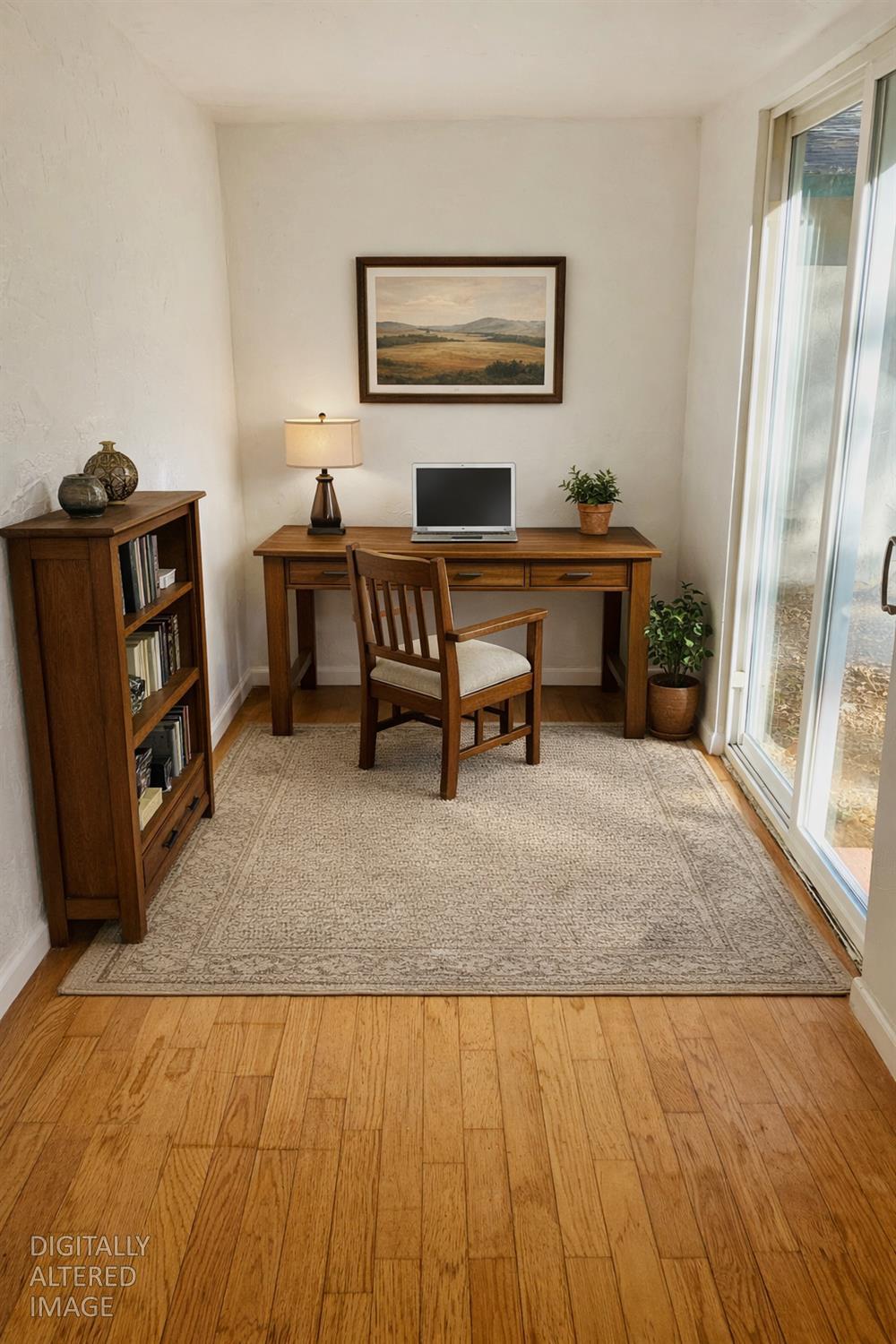 581 Haines Road Auburn, CA 95602 - Photo 14 of 52 Small office space next to slider leading to backyard.