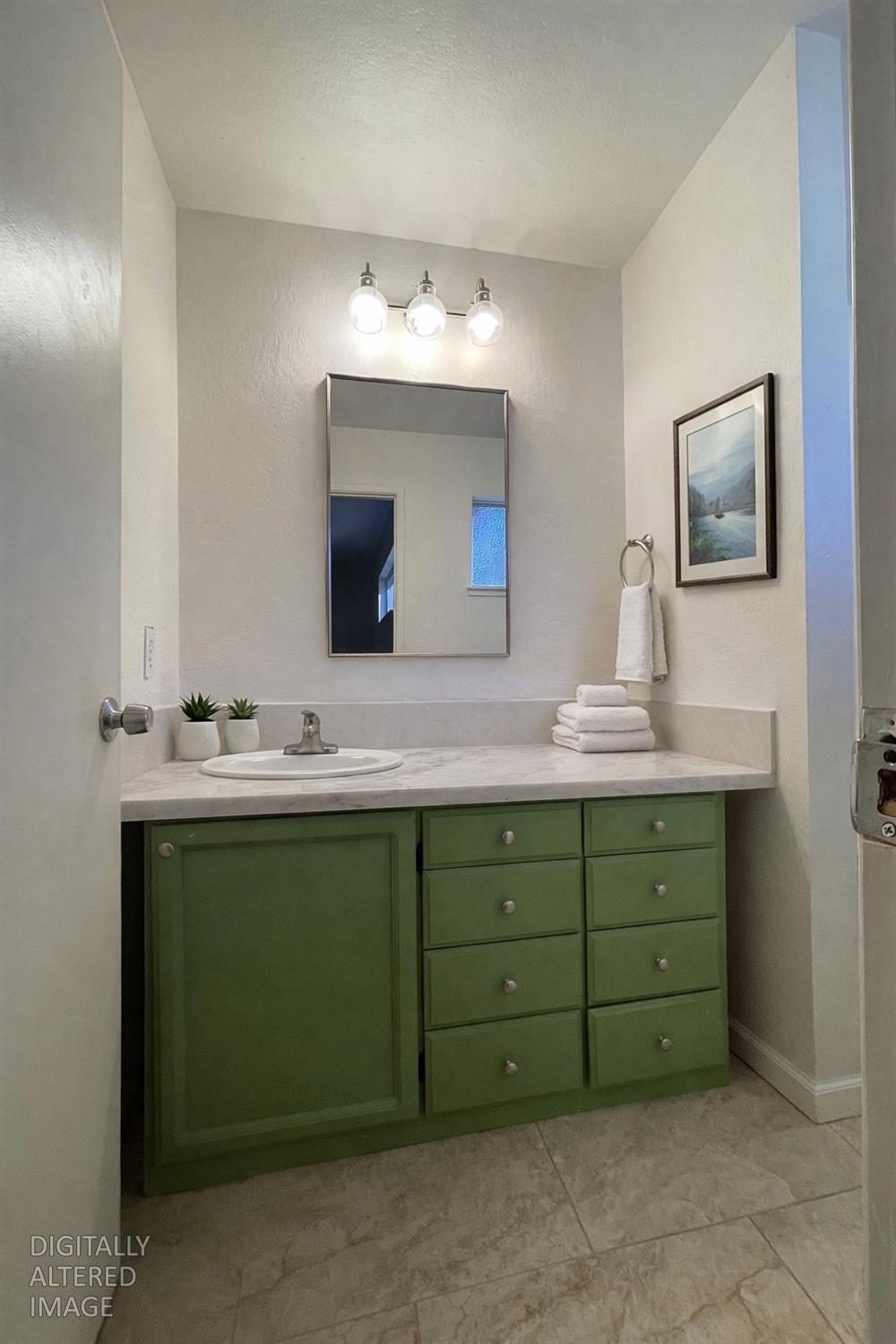 581 Haines Road Auburn, CA 95602 - Photo 10 of 52 2nd primary bathroom features freshly updated bathroom with gorgeous walk-in custom shower, marble counters, fixtures and tile flooring.