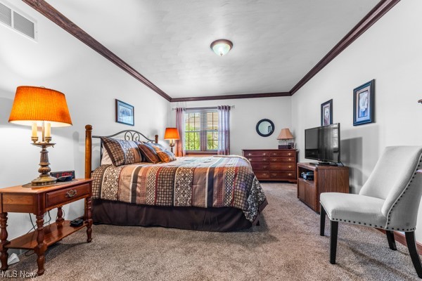 197 Mathews Road, Unit A Youngstown, OH 44512 - Photo 15 of 32 Carpeted bedroom featuring ornamental molding