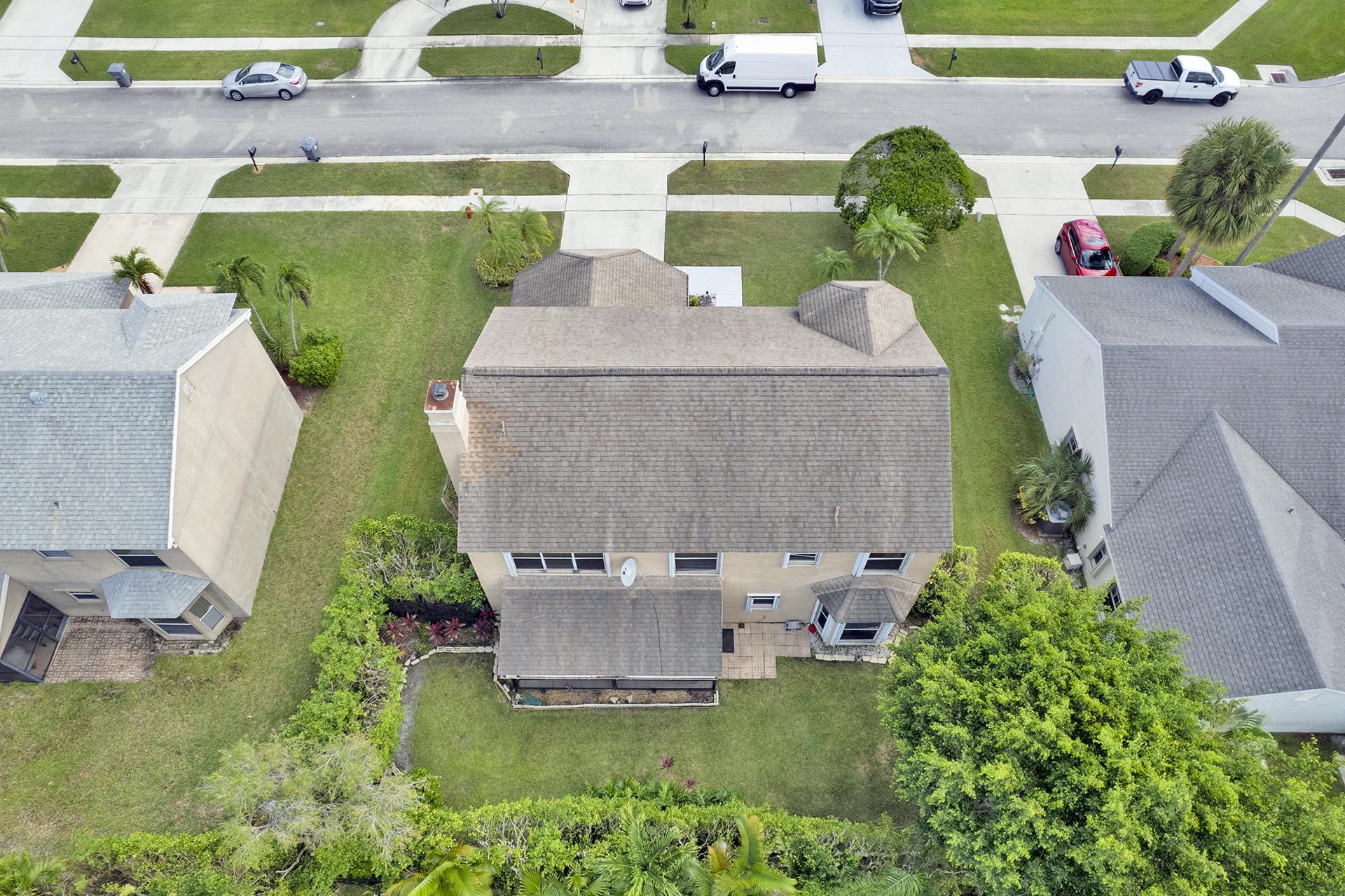 22211 Clocktower Way Boca Raton, FL 33428 - Photo 36 of 38 an aerial view of a house with outdoor space and pool