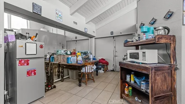 a room with furniture and a fireplace