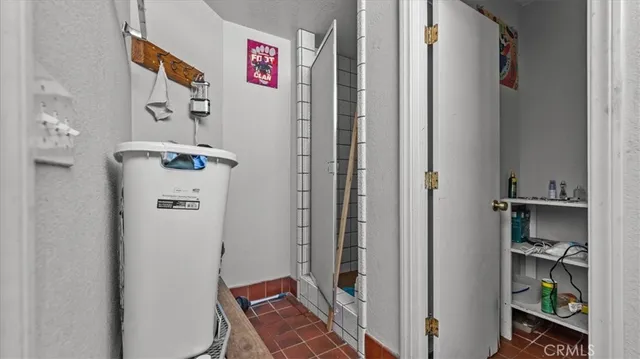 a room with storage and utility