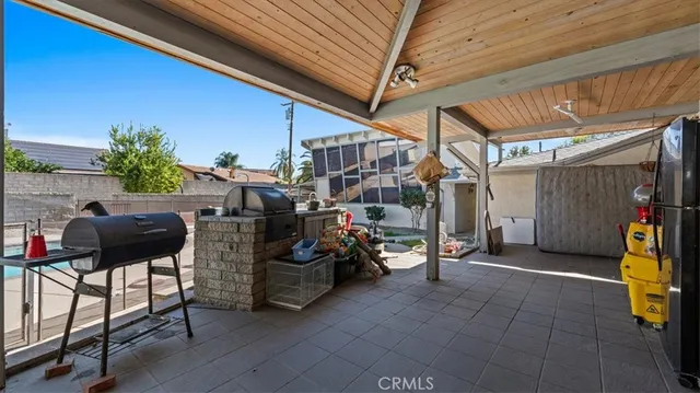 a view of outdoor space with seating area