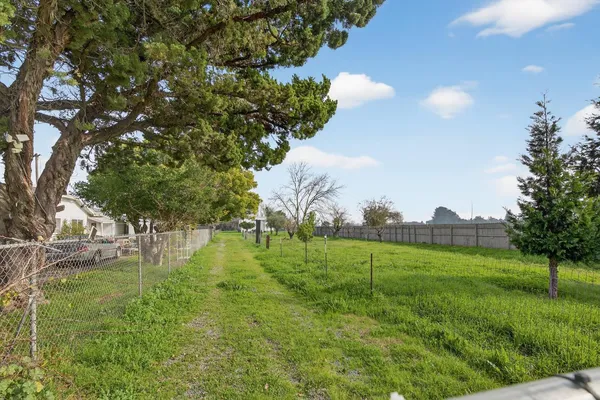 a view of an outdoor space and a yard