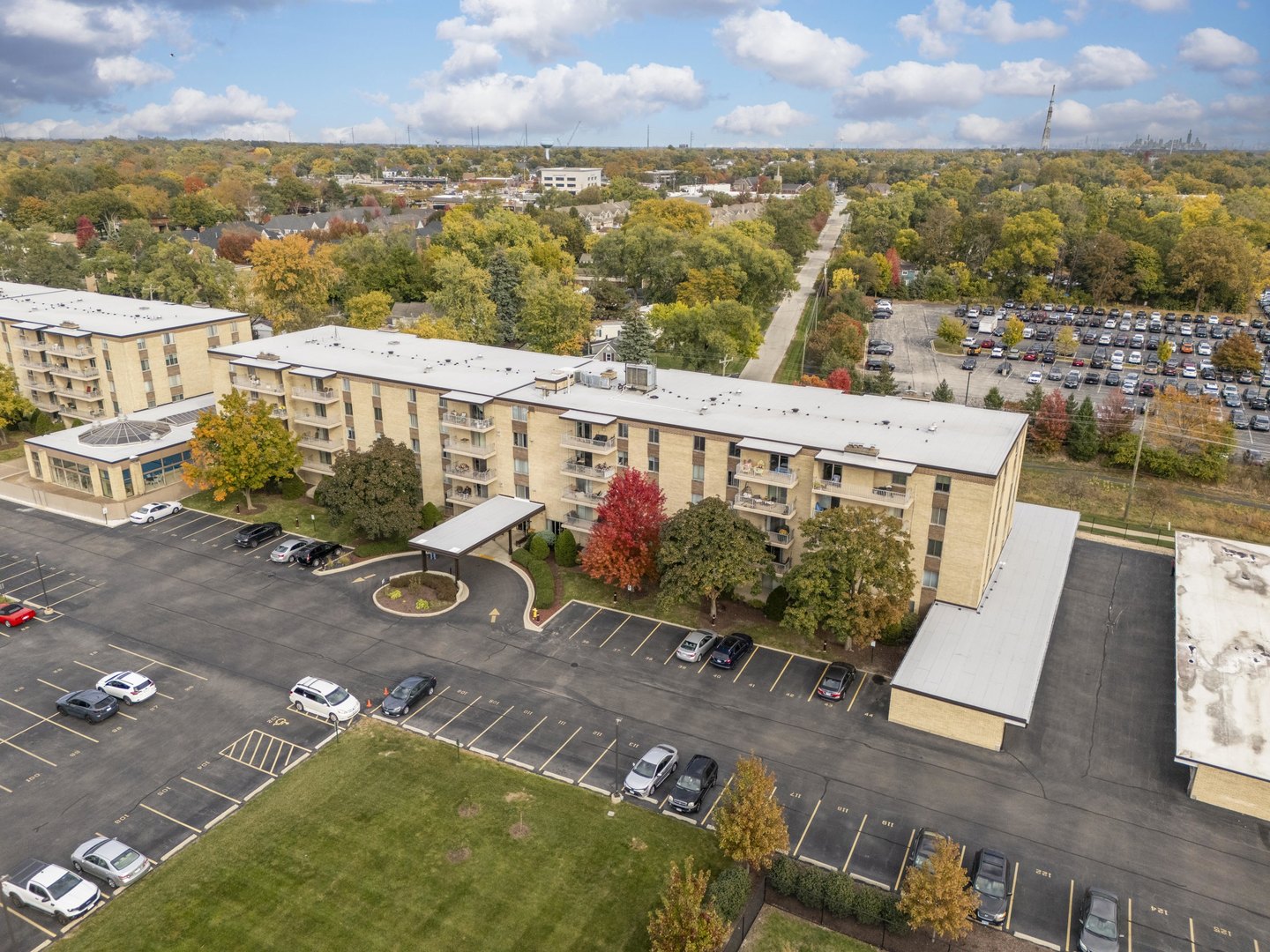 110 West Butterfield Road, Unit 502S Elmhurst, IL 60126 - Photo 30 of 32 an aerial view of a house with a ocean view