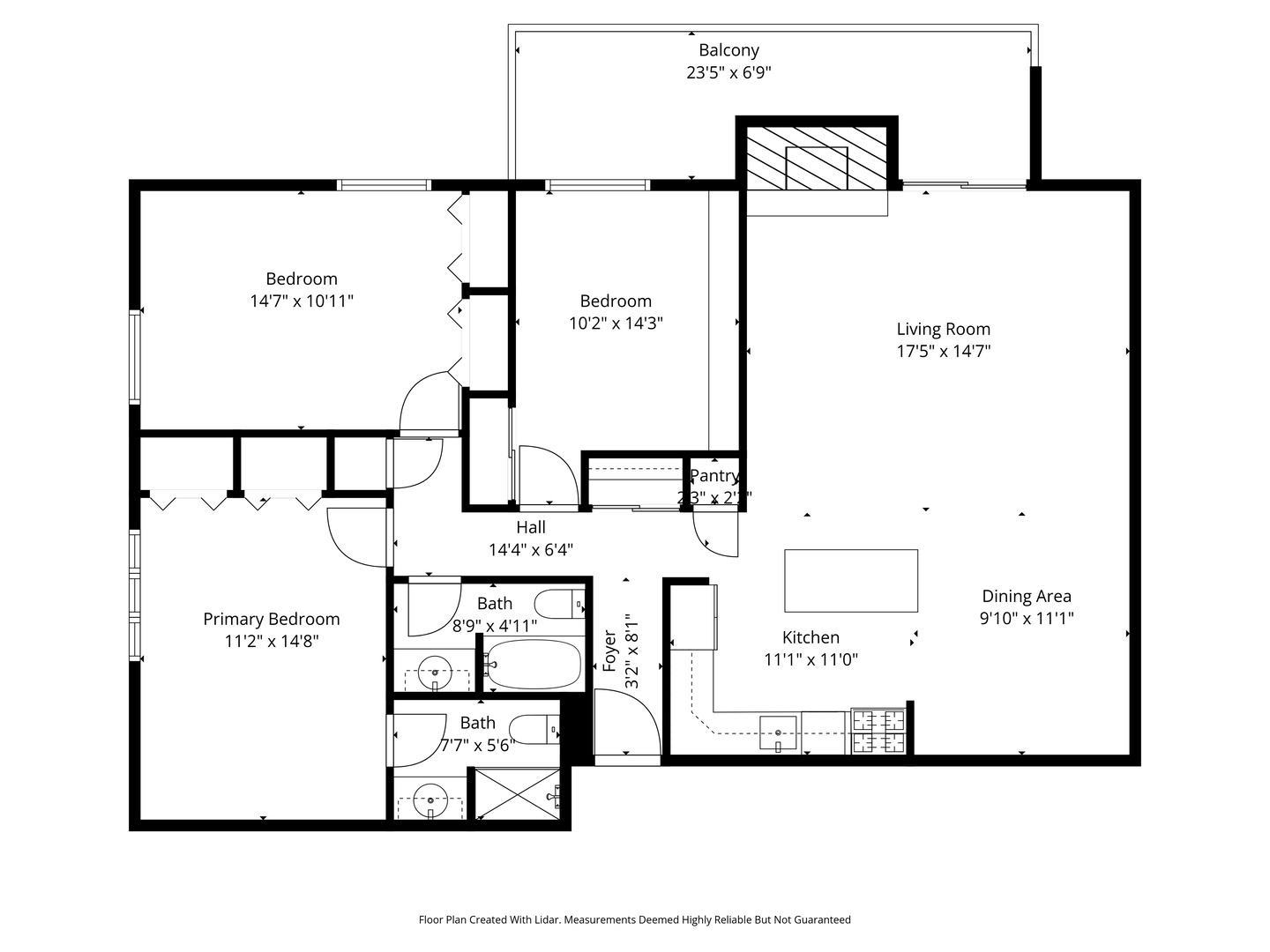 110 West Butterfield Road, Unit 502S Elmhurst, IL 60126 - Photo 32 of 32 a picture of a floor plan