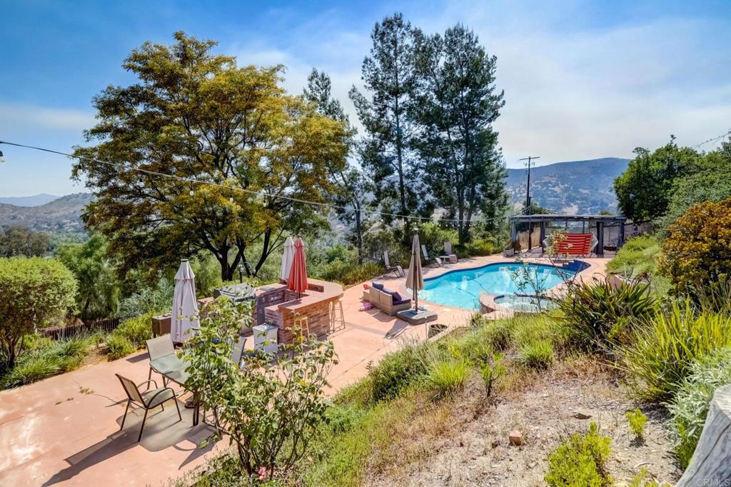 11615 Legendale Drive Lakeside, CA 92040 - Photo 25 of 33 a view of a house with a yard and sitting area