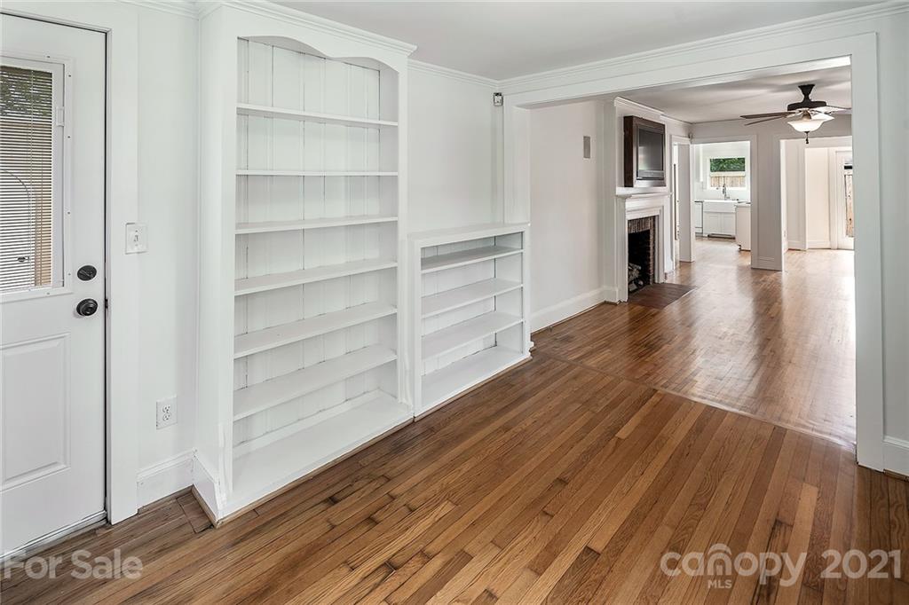 327 Marsh Road Charlotte, NC 28209 - Photo 36 of 48 a view of a hallway with wooden floor and closet