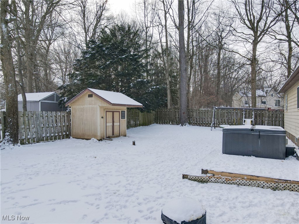 2871 Lynne Road Akron, OH 44312 - Photo 29 of 32 Back yard with storage shed