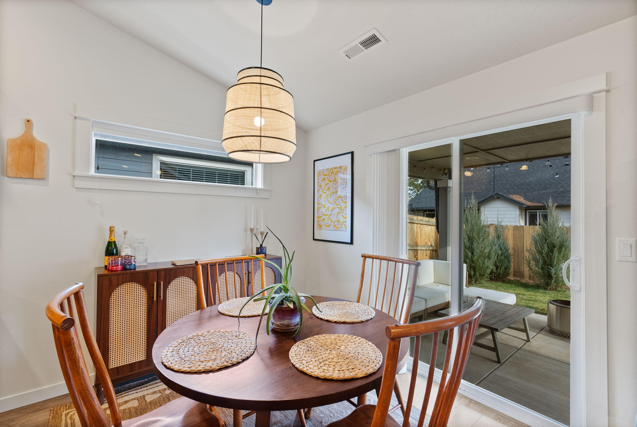 632 North Reed Street Sisters, OR 97759 - Photo 12 of 36 a view of a dining room with furniture window and outside view